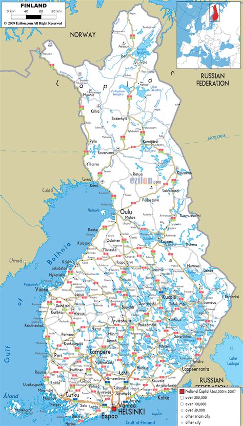 Finland City Maps .